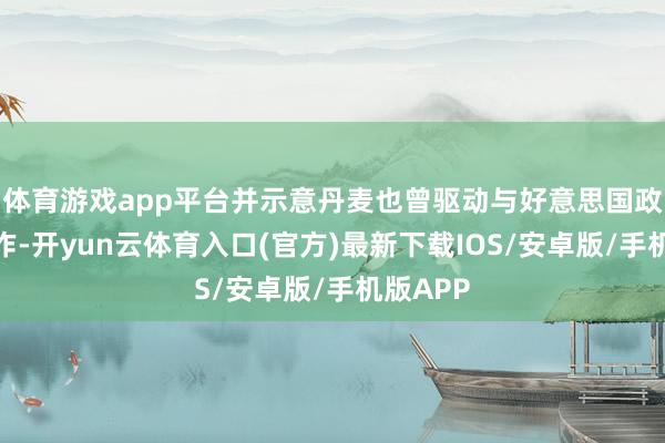 体育游戏app平台并示意丹麦也曾驱动与好意思国政府的协作-开yun云体育入口(官方)最新下载IOS/安卓版/手机版APP
